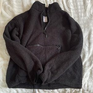 NOBO (Target) Fuzzy Zip Up Sweatshirt with Collar